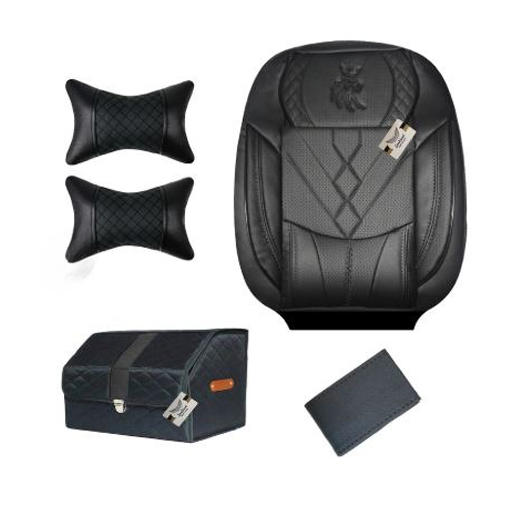 ست کامل روکش صندلی کوییک سوشیانت vip چرمی مشکی