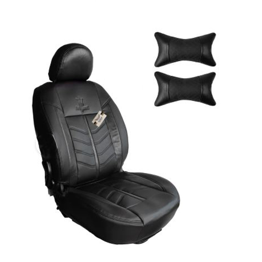 روکش صندلی کوییک سوشیانت مدل کویین چرمی به همراه پشت گردنی مشکی