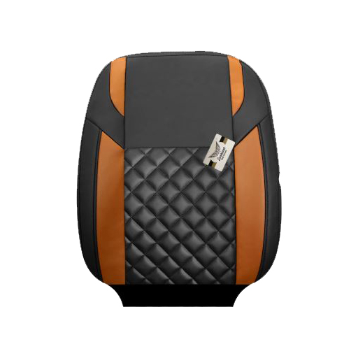 روکش صندلی پژو پارس سوشیانت مدل کاج چرمی قهوه ای شتری