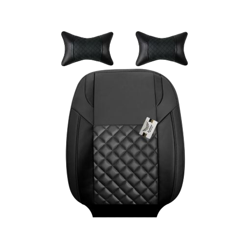 روکش صندلی پژو پارس سوشیانت مدل کاج چرمی به همراه پشت گردنی مشکی