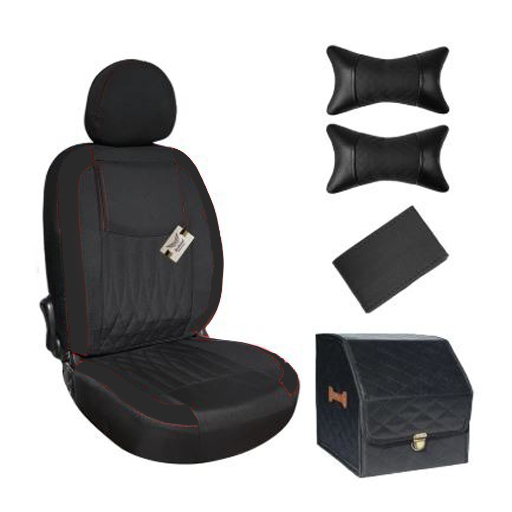 ست کامل روکش صندلی پژو پارس سوشیانت مدل نیل جودون مشکی