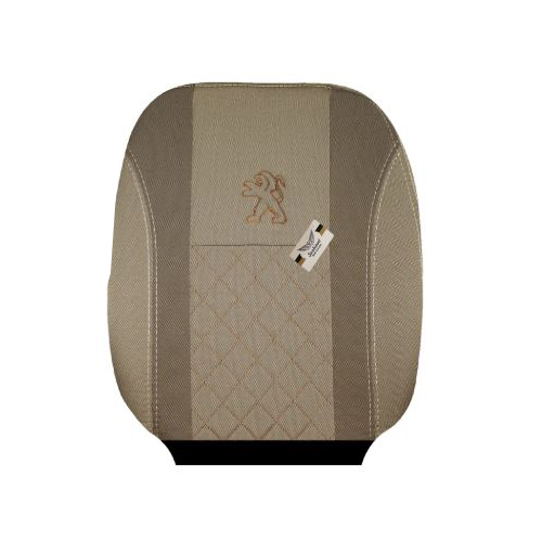 روکش صندلی پژو پارس سوشیانت مدل فابریک برزنتی کرم