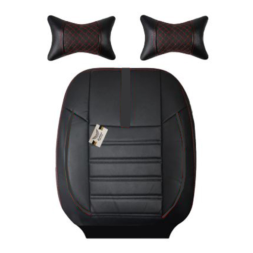 روکش صندلی پژو پارس سوشیانت مدل آوا چرمی به همراه پشت گردنی مشکی