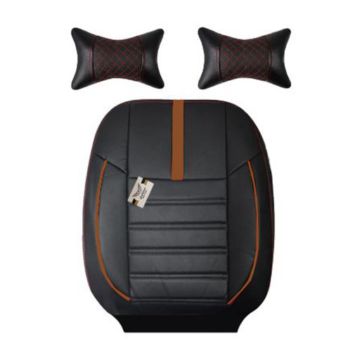 روکش صندلی پژو پارس سوشیانت مدل آوا چرمی به همراه پشت گردنی مارون