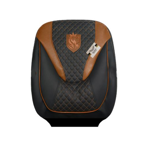 روکش صندلی پژو پارس سوشیانت مدل انزو طبی چرمی قهوه ای شتری