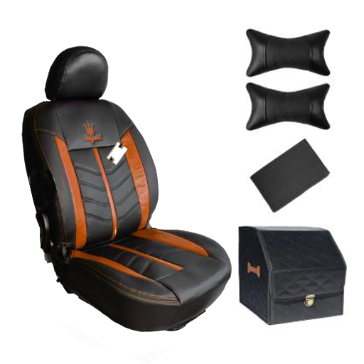 ست کامل روکش صندلی پژو پارس سوشیانت مدل کویین چرمی مارون