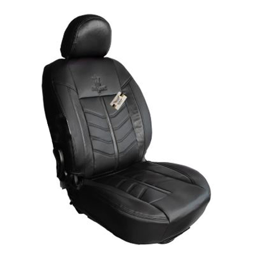 روکش صندلی پژو پارس سوشیانت مدل کویین چرمی مشکی