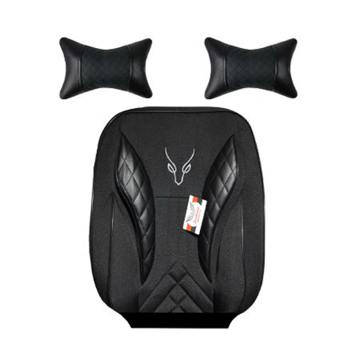 روکش صندلی پژو پارس سوشیانت مدل تورنتو برزنتی به همراه پشت گردنی مشکی