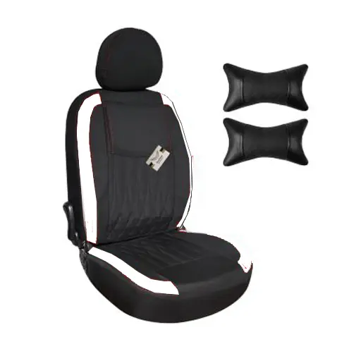 روکش صندلی تیبا 1 سوشیانت مدل نیل جودون به همراه پشت گردنی سفید