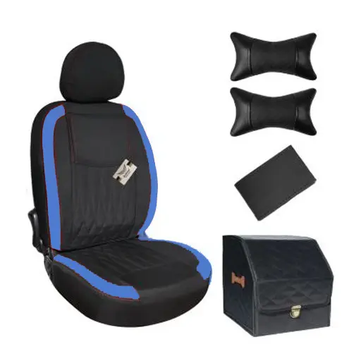 ست کامل روکش صندلی تیبا 1 سوشیانت مدل نیل جودون آبی