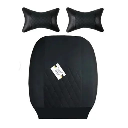 روکش صندلی تیبا 1 سوشیانت مدل مخملی به همراه پشت گردنی مشکی