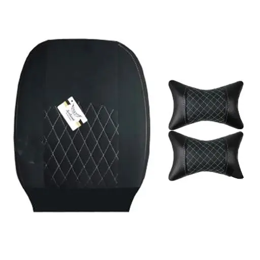 روکش صندلی تیبا 1 سوشیانت مدل مخملی به همراه پشت گردنی طوسی