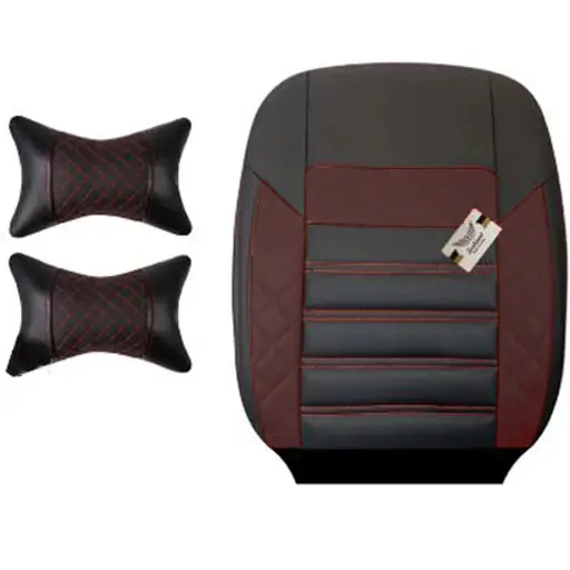 روکش صندلی تیبا 1 سوشیانت مدل الوند چرمی به همراه پشت گردنی مشکی