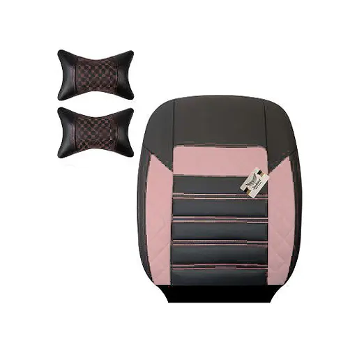 روکش صندلی تیبا 1 سوشیانت مدل الوند چرمی به همراه پشت گردنی سفید