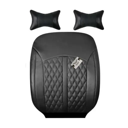 روکش صندلی تیبا 1 سوشیانت مدل افرا چرمی به همراه پشت گردنی مشکی