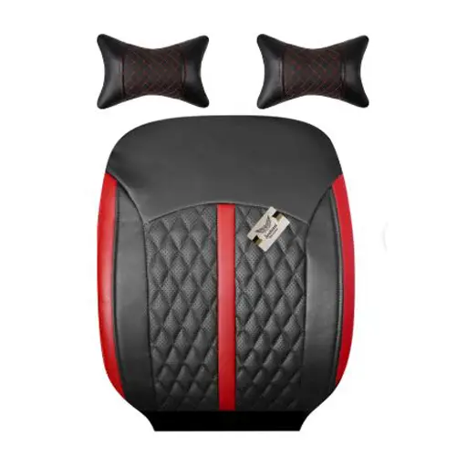 روکش صندلی تیبا 1 سوشیانت مدل افرا چرمی به همراه پشت گردنی قرمز