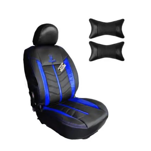 روکش صندلی تیبا 1 سوشیانت مدل کویین چرمی به همراه پشت گردنی آبی