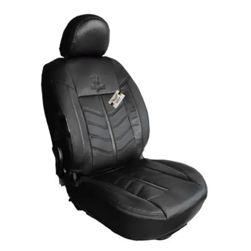 روکش صندلی تیبا 1 سوشیانت مدل کویین چرمی مشکی