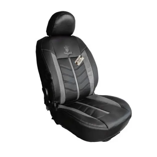 روکش صندلی تیبا 1 سوشیانت مدل کویین چرمی طوسی