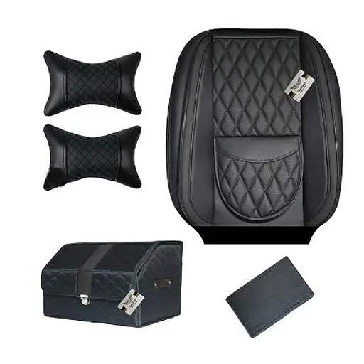 ست کامل روکش صندلی پژو 207 سوشیانت مدل turin مشکی