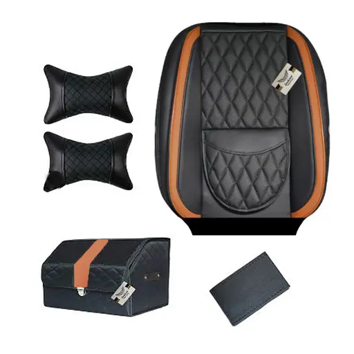 ست کامل روکش صندلی پژو 207 سوشیانت مدل turin قهوه ای شتری