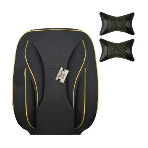 روکش صندلی پژو 207 سوشیانت مدل سناتور جودون به همراه پشت گردنی طلایی