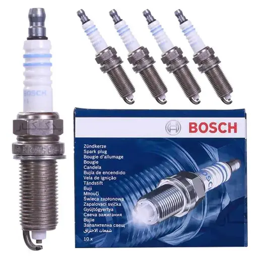 شمع پژو پارس XU7 بوش دو پلاتین FR8DC+ کد 96 چهار عددی