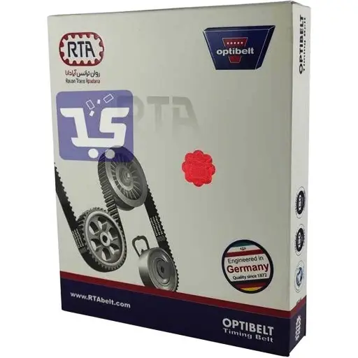 تسمه تایم پژو 405 xu7 اپتی بلت 114 دندانه کد 2892