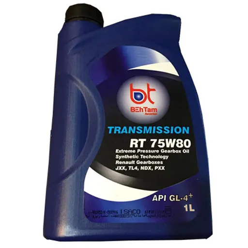 روغن گیربکس GL4+75W80 ال 90 (بهتام) ايساکو یک لیتری آبی 770300903
