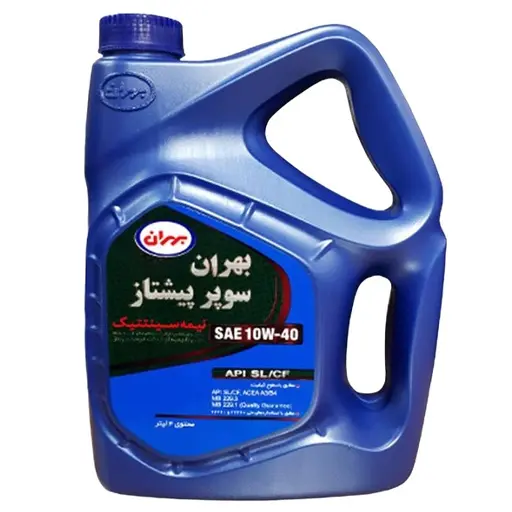 روغن موتور 10W40 سوپر پيشتاز پژو 405 ايساکو (بهران) چهار ليتری 770701608