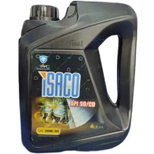 روغن موتور SG-20W50 روآ ایساکو مشکی چهار ليتری 0770701599