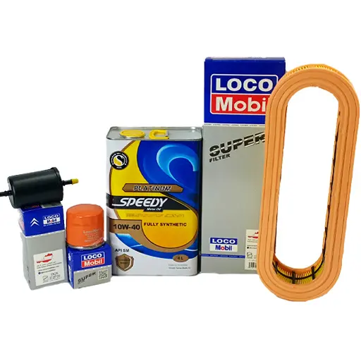 پکیج تعویض روغن کوییک اسپیدی با صافی بنزین (طلایی)