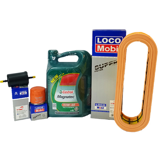 پکیج تعویض روغن ساینا کاسترول با صافی بنزین (طلایی)