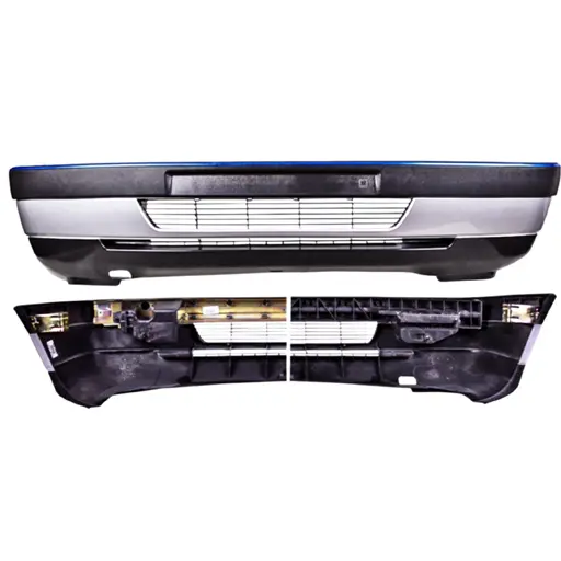 پوسته سپر جلو پژو 405 GLX مهرخواه کد 2791 با دیاق پلاستیکی نقره ای