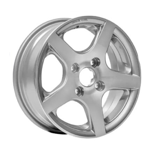 رینگ چرخ 15 اسپرت 004 اروند چرخ مدل پنج پر یک عددی نقره ای