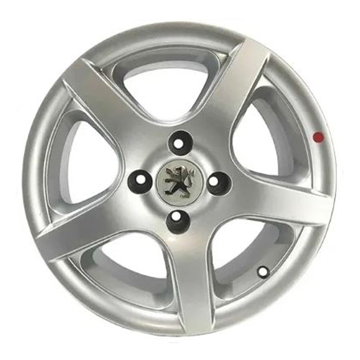 رینگ چرخ 15 اسپرت 062 نور نی ریز مدل پنج پر یک عددی نقره ای