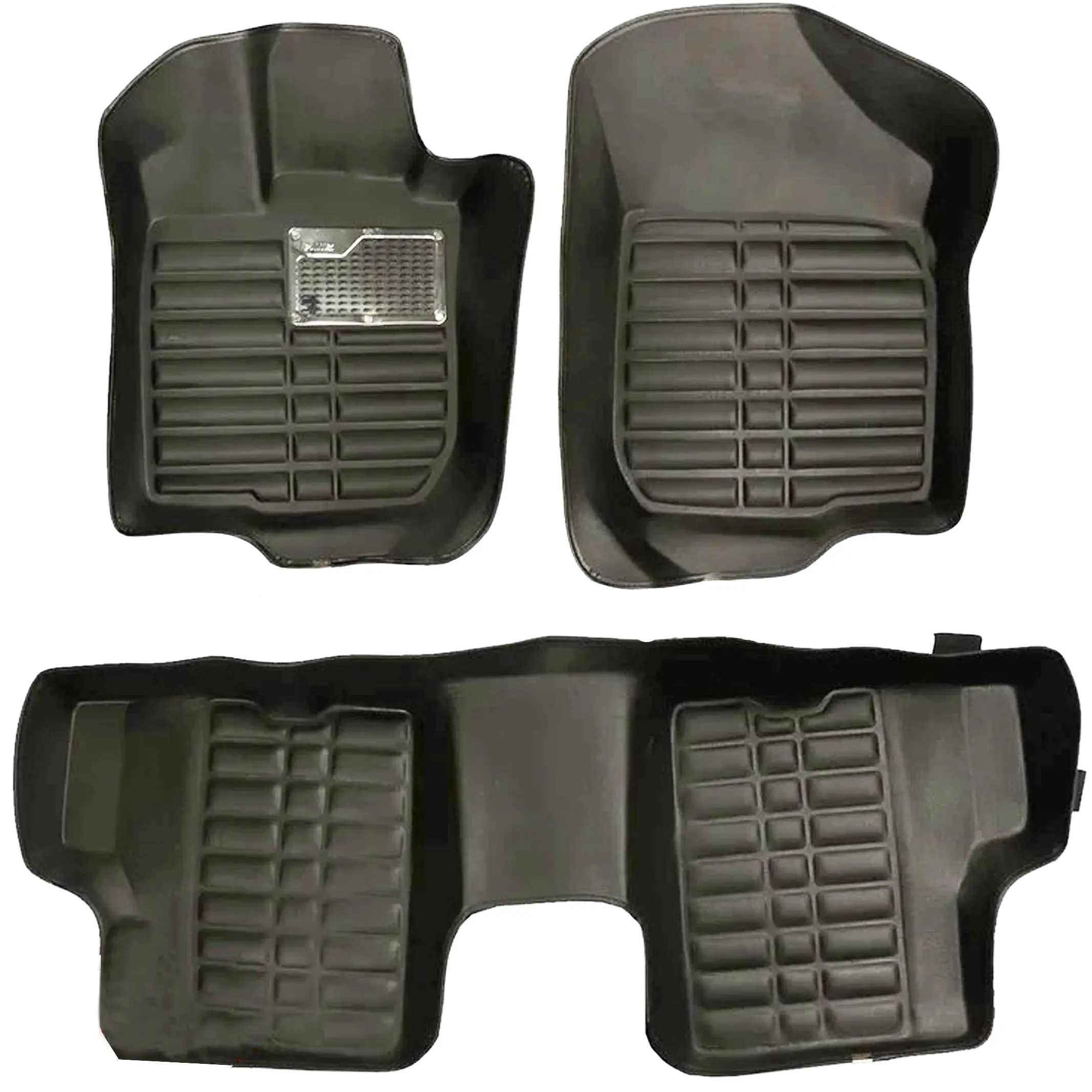 کفپوش پنج بعدی ال 90 pz چرمی طوسی