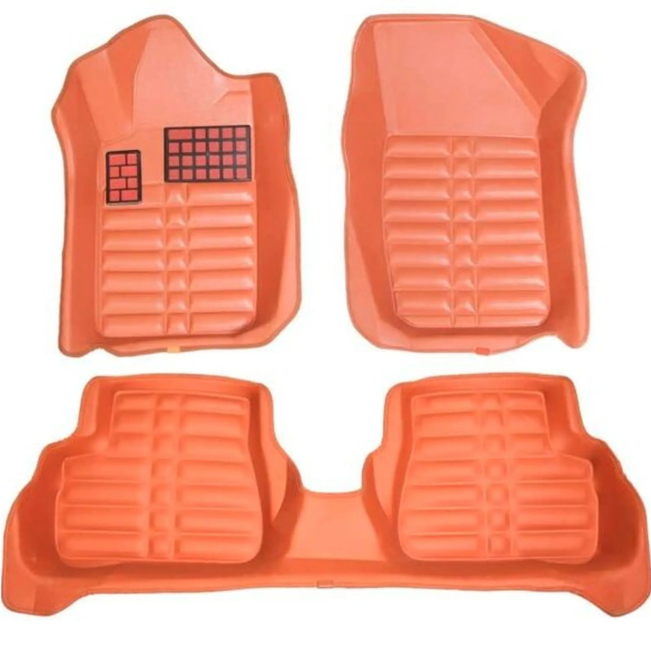 کفپوش پنج بعدی پژو 206 pz چرمی مارون