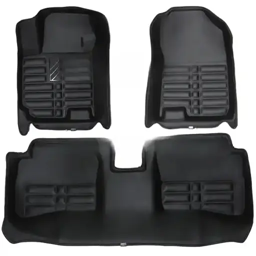 کفپوش پنج بعدی اکسنت pz چرمی مشکی