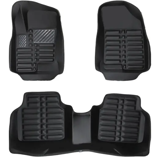 کفپوش پنج بعدی آزرا قدیم pz چرمی مشکی