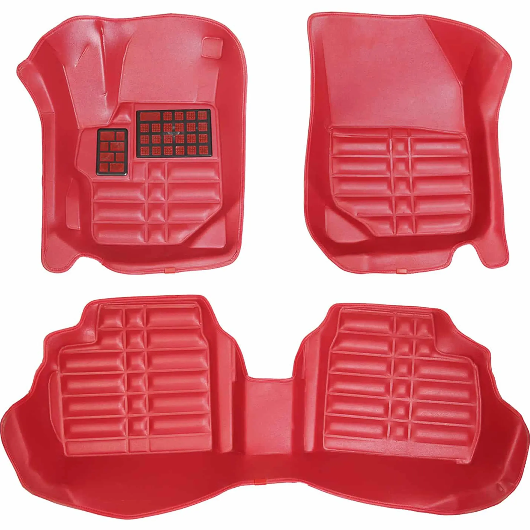 کفپوش پنج بعدی تارا pz چرمی قرمز