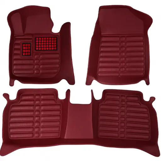 کفپوش پنج بعدی سوناتا yf pz چرمی زرشکی