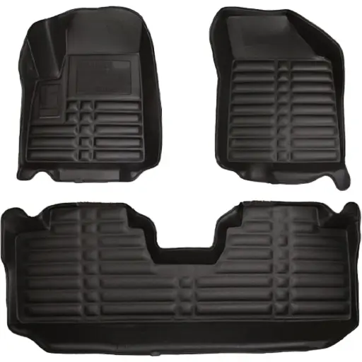 کفپوش پنج بعدی لاماری pz چرمی مشکی