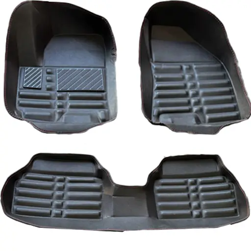 کفپوش پنج بعدی جک s5 pz چرمی مشکی