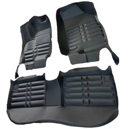 کفپوش پنج بعدی ام وی ام x55 pz چرمی مشکی