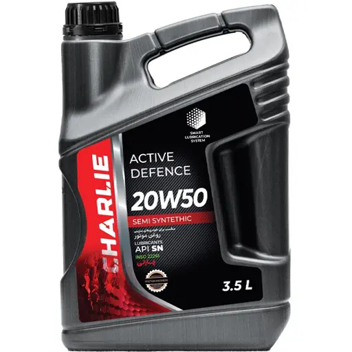 روغن موتور چارلی 20w50 sn سه و نیم لیتری