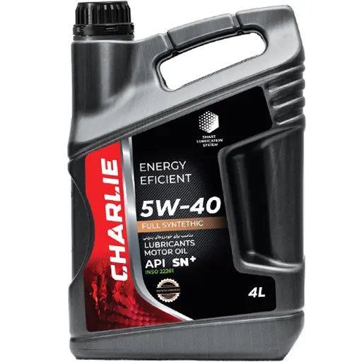 روغن موتور چارلی +5w40 sn چهار لیتری