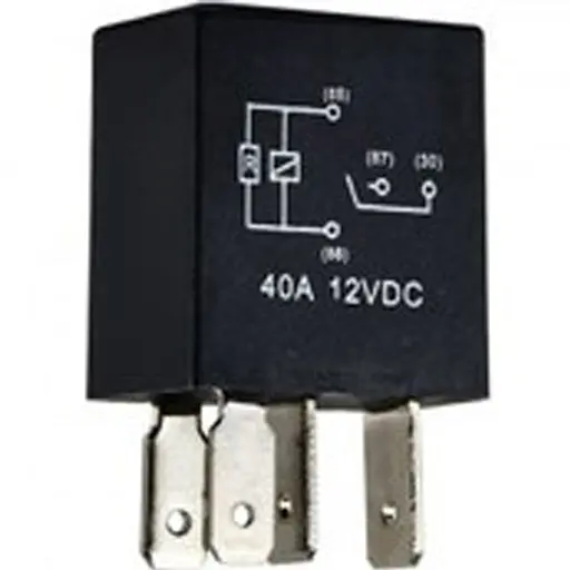 رله بزرگ ساینا سایپا یدک چهار پین 70 آمپر دور تند فن