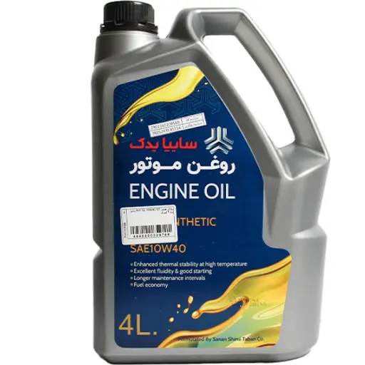 روغن موتور SL-10W40 سایپا یدک چهار لیتری