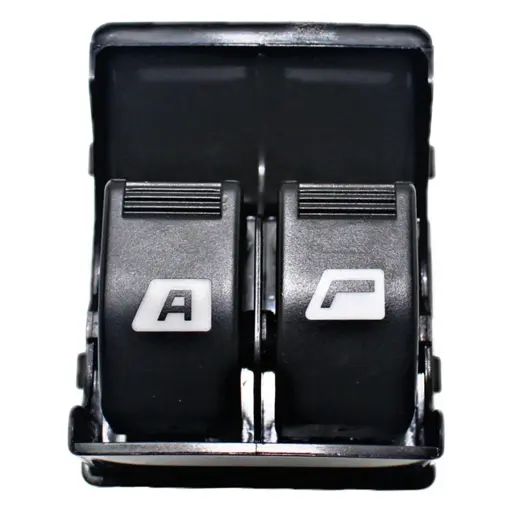 كليد شيشه بالابر جلو پژو 405 SLX کروز دو پل اتوماتیک (چپ) نور زرد